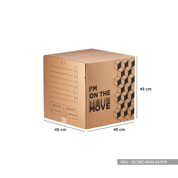 5 Ply Corrugated Cardboard Carton Box- 45x45x45 cm