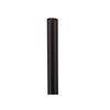 Black Straight 8mm Plastic Straw With Wrap