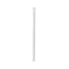 Clear Straight 8mm Plastic Straw With Wrap