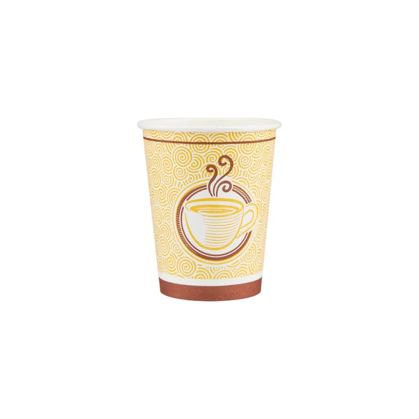 Twin Pack 9 Oz Printed Single Wall Paper Cup (100 Pieces)