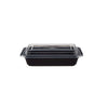Rectangular Black Base Container 12OZ + LID