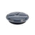Black Base 3-Compartment Round Container 48 Oz 300 Pieces - hotpack.bh