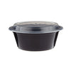 Black Base Round Container 32OZ + LID