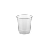 1000 Pieces PET Clear Juice Cup With Lid Options of  78 Diameter