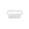 Hinged Square Deli Clear Pet Container