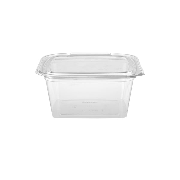 Hinged Square Deli Clear Pet Container