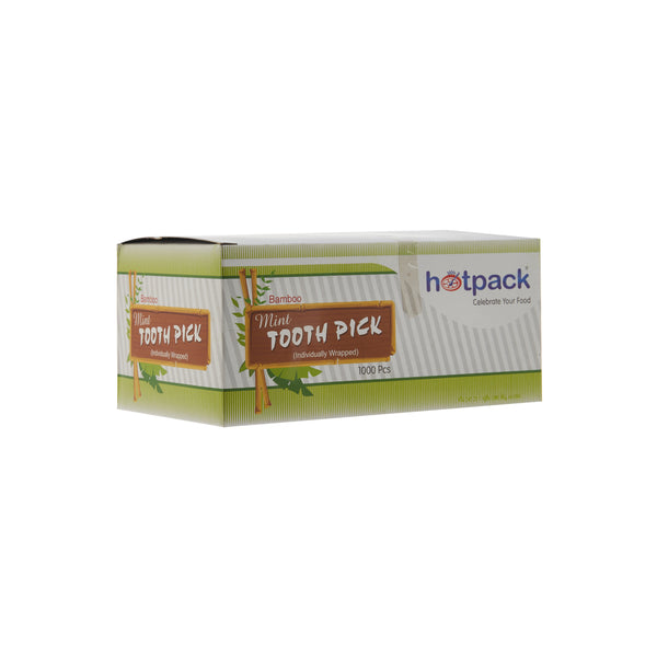12000 Pieces Mint Tooth Pick Wrapped - hotpack.bh