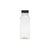 Plastic Square Bottle with Black Cap - hotpack.bh