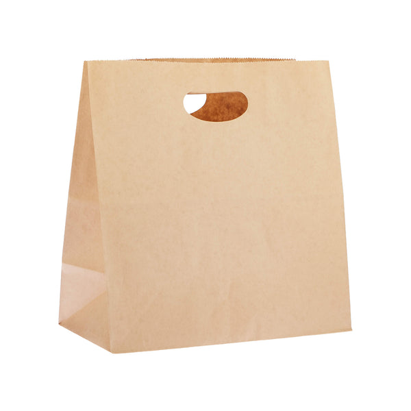 Kraft Paper Bag Die Cut Handle 28 x 15 x 28 cm