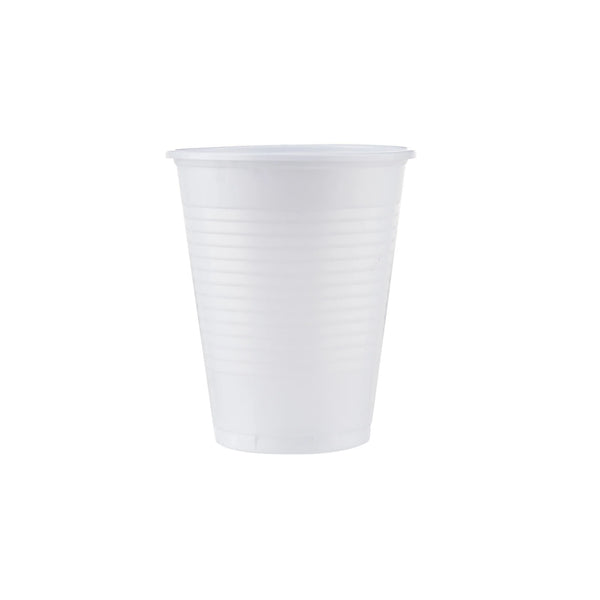 White Plastic Cup-1000 Pieces - hotpack.bh