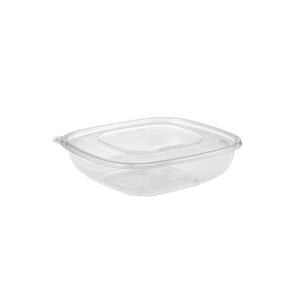 Square Salad Bowl With Clear Lid - hotpackwebstore.com