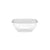 Square Salad Bowl With Clear Lid - hotpackwebstore.com