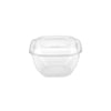 Square Salad Bowl With Clear Lid - hotpackwebstore.com