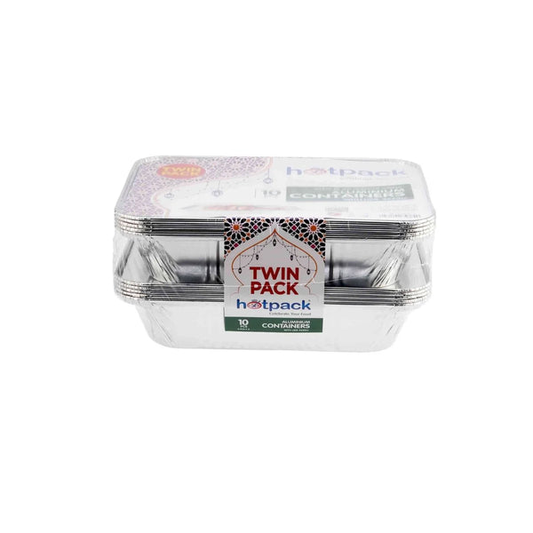 Aluminium Twin Pack Food Storage Container