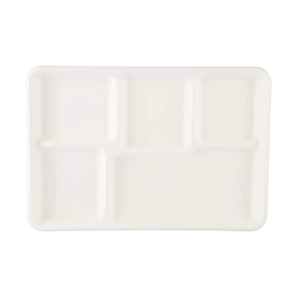 Bio-Degradable Plate 5-Compartment 12.5 Inch