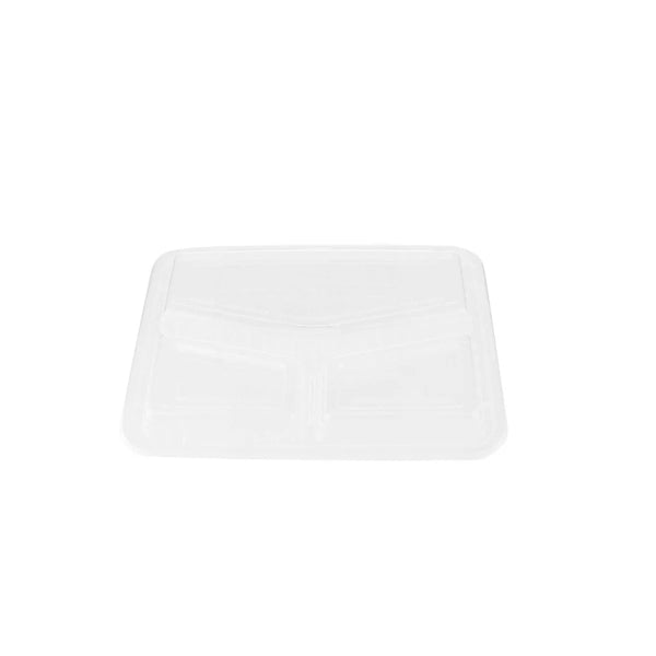 Black Base Rectangular 3 Compartment Container