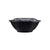 Black Base Round Salad Bowl With Clear Lid