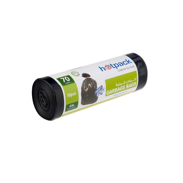 Black Heavy Duty Garbage Bag Roll