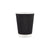 Black Ripple Paper Cups