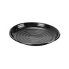 Black Round Microwave Safe Plate 8 Inch