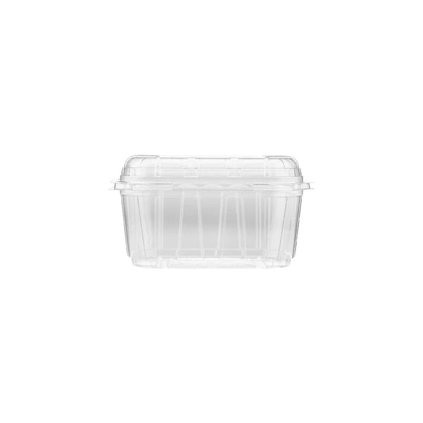 Clear PET Veg/Fruit Punnet Hinged Container