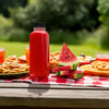 Plastic Square Bottle with Black Cap - hotpack.bh