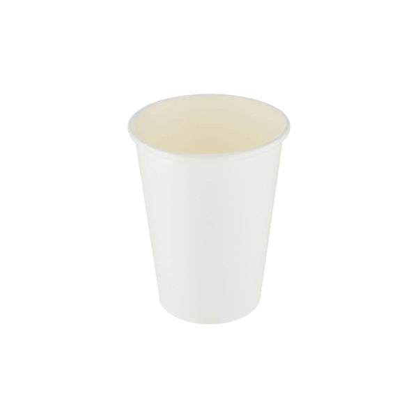 White Heavy Duty Single Wall Paper Cups