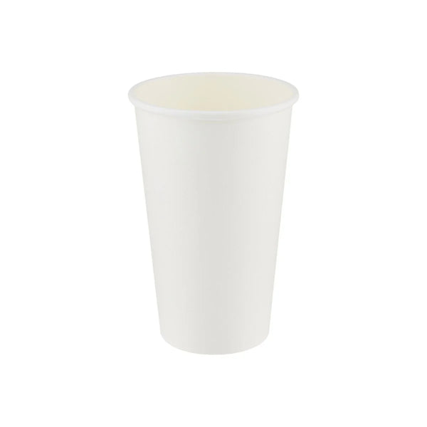 White Heavy Duty Single Wall Paper Cups