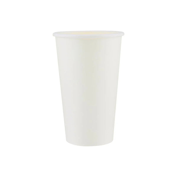 White Heavy Duty Single Wall Paper Cups