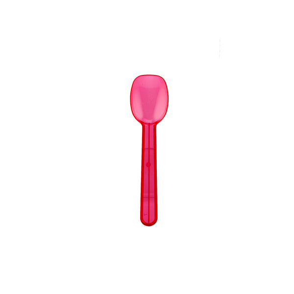 Mixed Color Plastic Ice Cream Spoon Small-8.2 Cm
