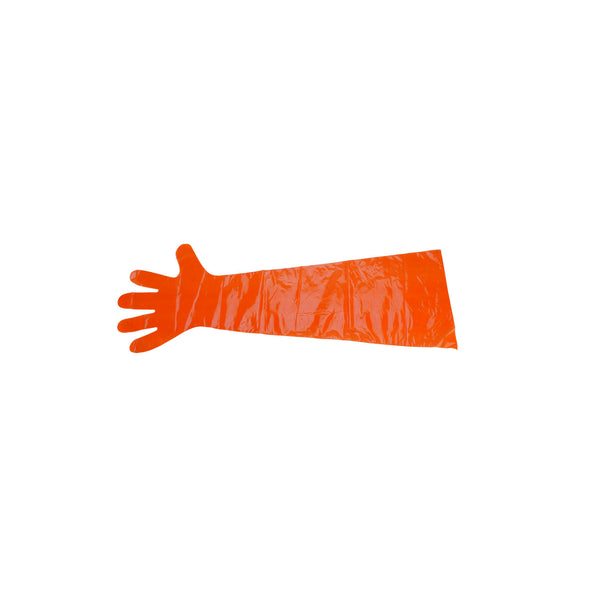 Plastic Long Sleeve Gloves-90 Cm