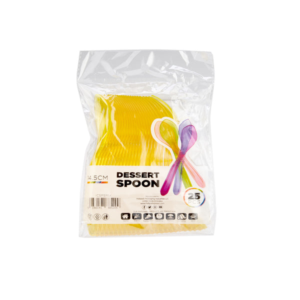 PS Mix Color Ice Cream Spoons-14.5 Cm