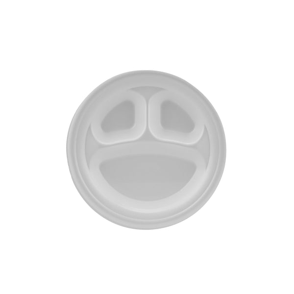 Foam Plate 10 Inch 3 Compartment