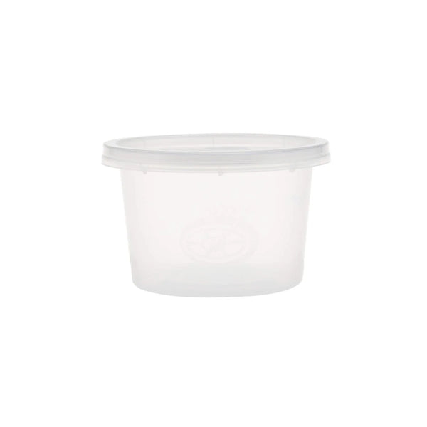 Microwavable Clear Portion Cup with Lid