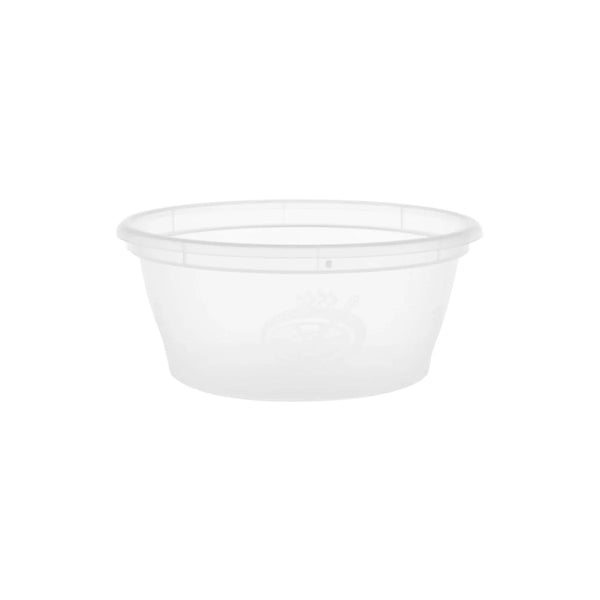 Microwavable Clear Portion Cup with Lid
