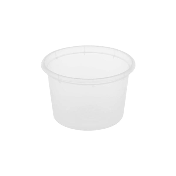 Microwavable Clear Portion Cup with Lid