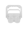 PLASTIC CUP CARRIER-CLEAR- 4 CUPS