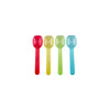 Mixed Color Plastic Ice Cream Spoon Small-8.2 Cm