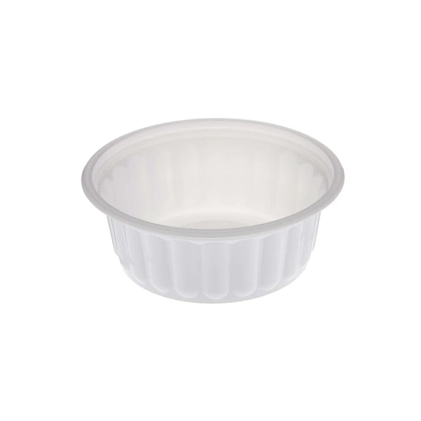 PP Corrugated White Bowl