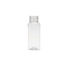 Plastic Square Bottle with Black Cap - hotpack.bh