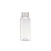 Plastic Square Bottle with Black Cap - hotpack.bh