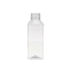 Plastic Square Bottle with Black Cap - hotpack.bh