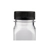 Plastic Square Bottle with Black Cap - hotpack.bh
