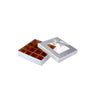Square Chocolate Gift Box 20*20*4CM 25 DIV*SILVER