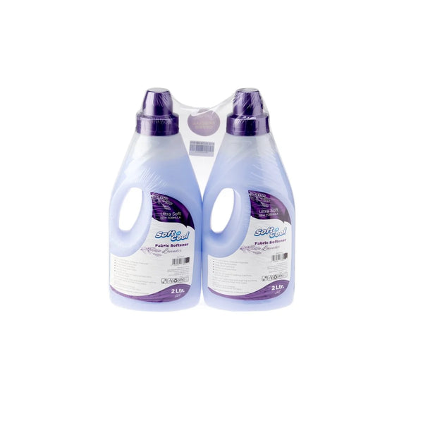 Twin Pack Soft N Cool Fabric Softner Lavender 2x2 Litres