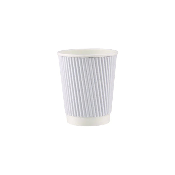 White Ripple Paper Cups