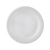 White Round Foam Plate Retail Pack