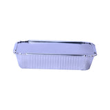 800 Pieces Aluminum Container Base  212x148x40mm with Lid 770 cc