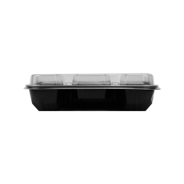 200 Pieces Rectangular Container,4 Comp. + Lid