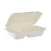 Bio Degradable Lunch Box In 2 Compartment-500 Pieces